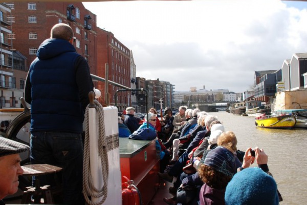 15 to 19 April 2013, Joint Trip with FLHS Wiltshire and the South Cotswolds. Boat trip at Bristol Harbour