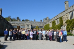 12 to 16 April 2015, Joint Trip with FLHS to Devon & Cornwall. Group at Lanhydrock House